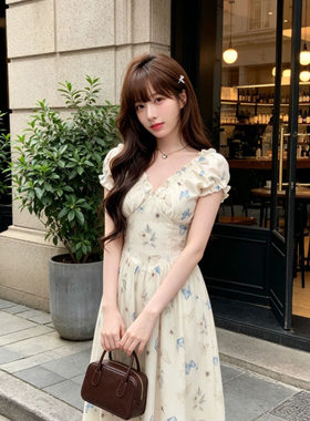 小众甜美设计闪蝶花羽显
