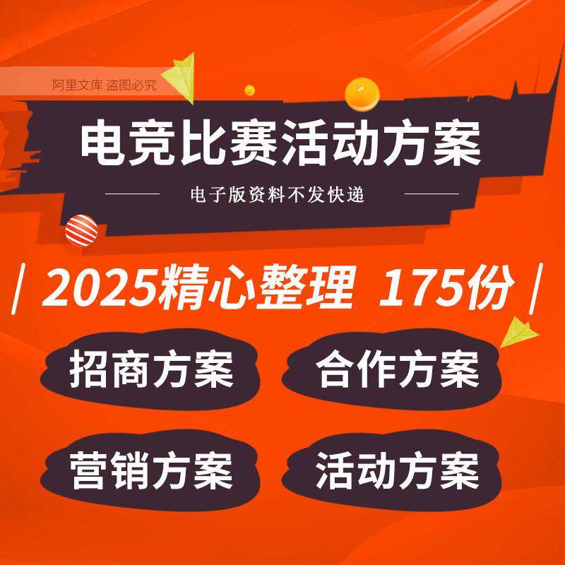 商场网咖英雄联盟王者荣耀吃鸡手游电竞比赛招商合作营销活动方案