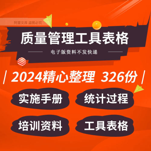 企业质量管理五大工具手册APQP/FMEA/MSA/PPAP/SPC表格模板