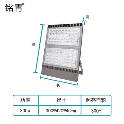 led投光灯户外防水射灯球场高杆灯超亮照明灯300W白光