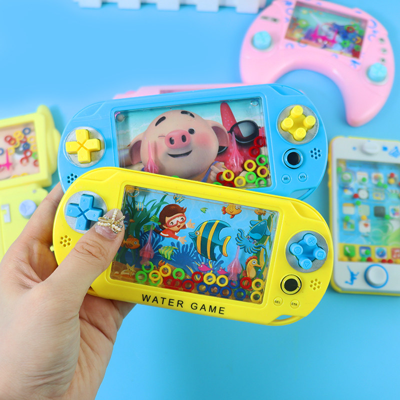 儿童益智套圈圈水机游戏90后经典迷你掌机男孩女孩怀旧儿时玩具