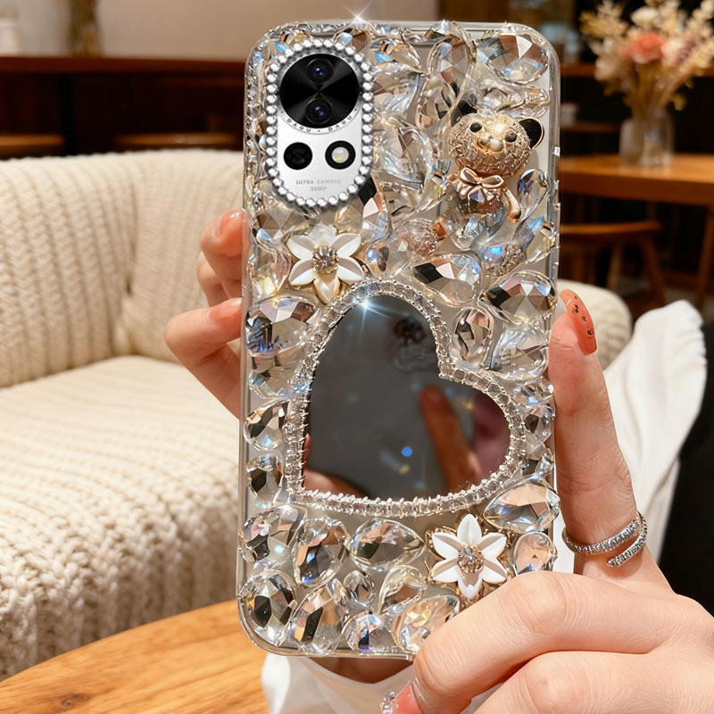高端奢华镶钻手机壳，不掉钻，不发黄