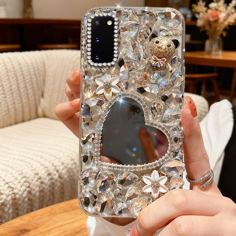 高端奢华镶钻手机壳，不掉钻，不发黄