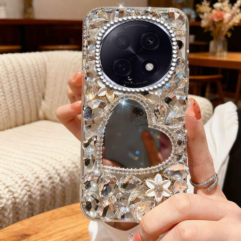 高端奢华镶钻手机壳，不掉钻，不发黄