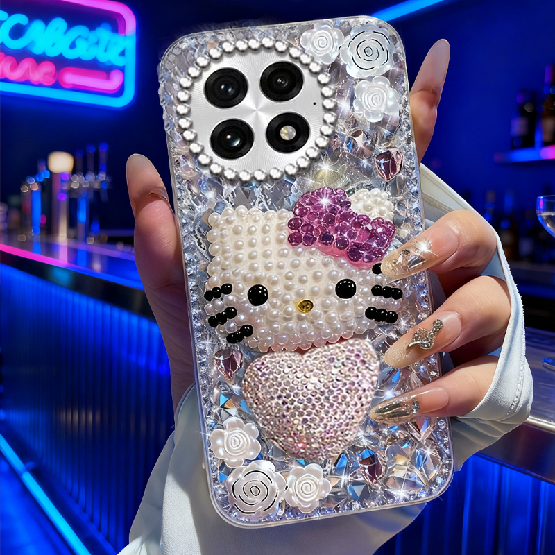 高端奢华镶钻手机壳，不掉钻，不发黄