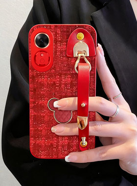 2026全包腕带新款适用荣耀畅玩60手机壳红色Play6T布艺60SE冬天畅玩60Plus本命年x50i秋冬X70i毛绒50SE新款