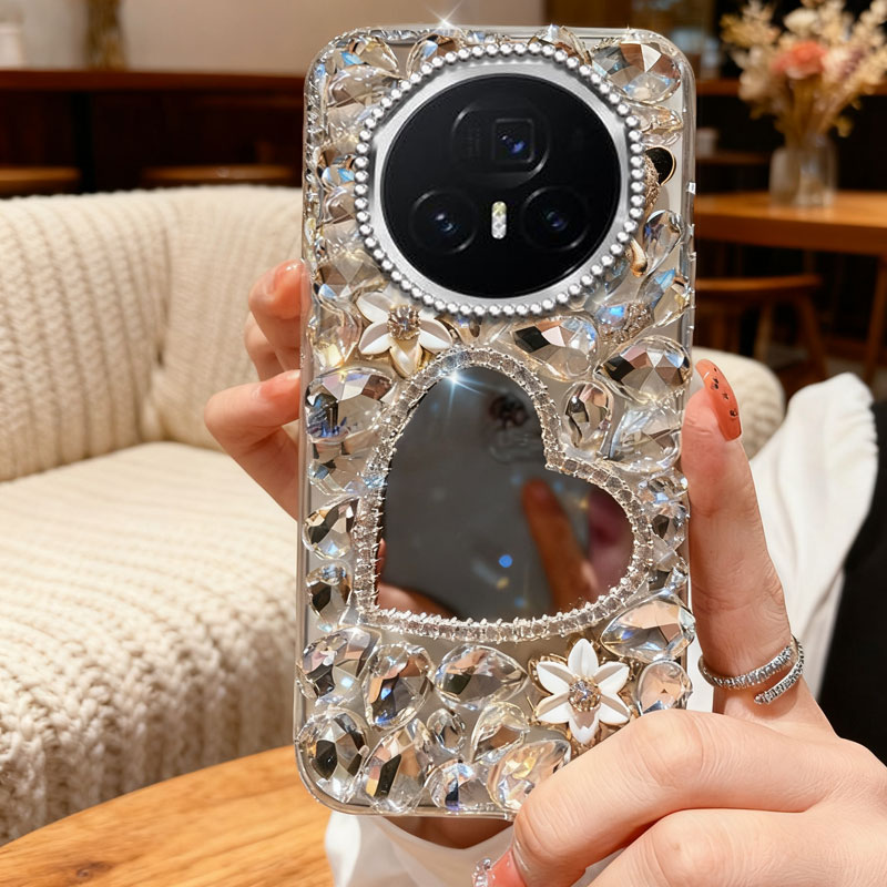 高端奢华镶钻手机壳，不掉钻，不发黄