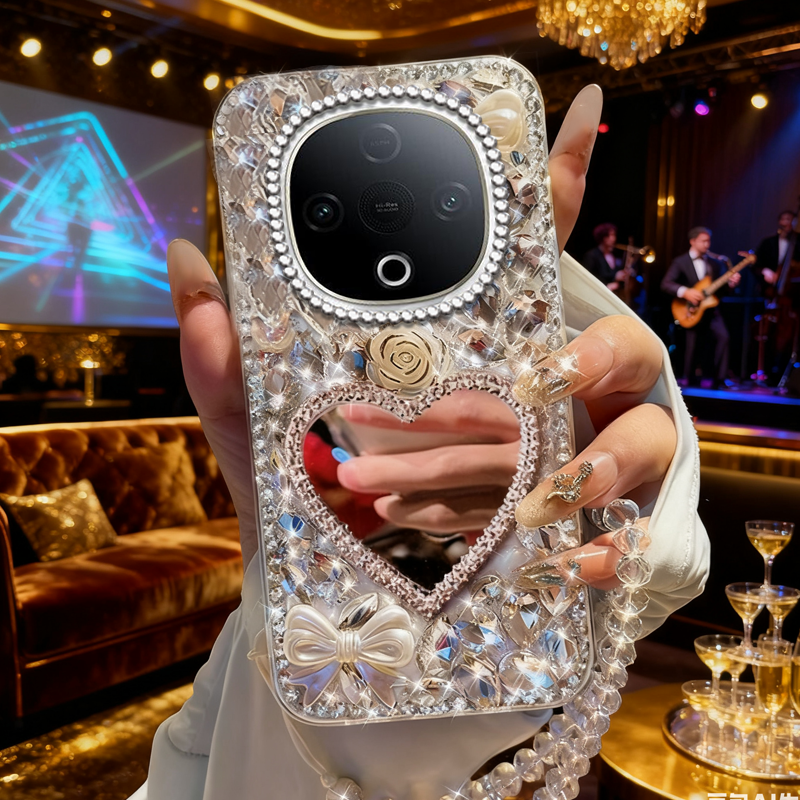 高端奢华镶钻手机壳，不掉钻，不发黄