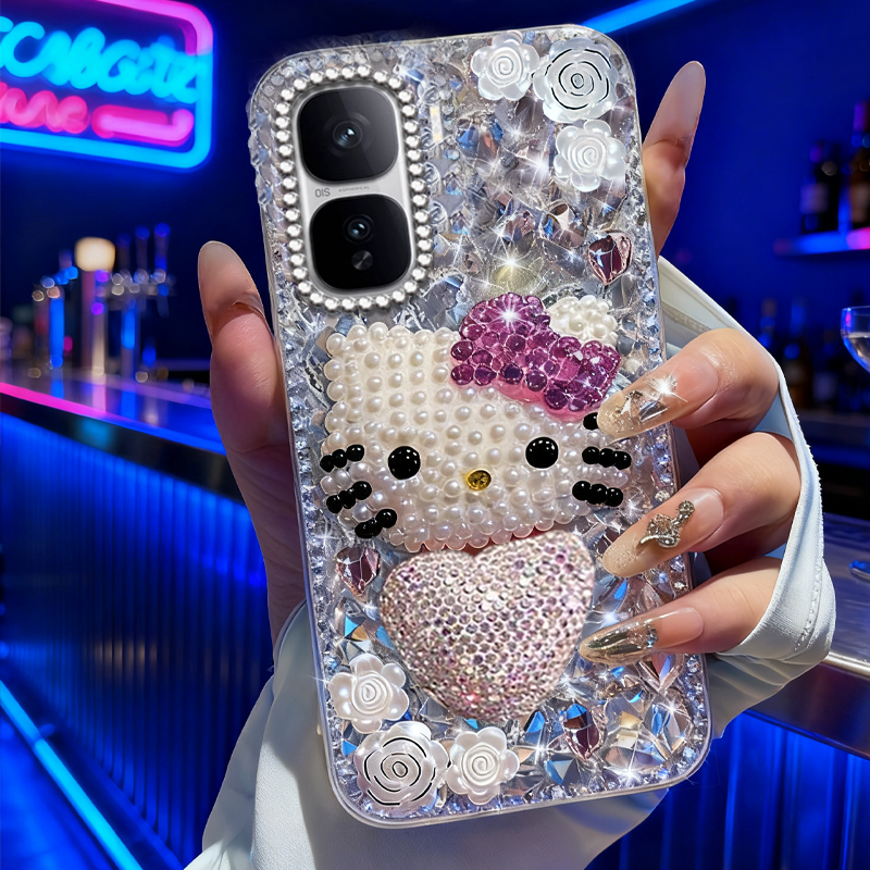 高端奢华镶钻手机壳，不掉钻，不发黄