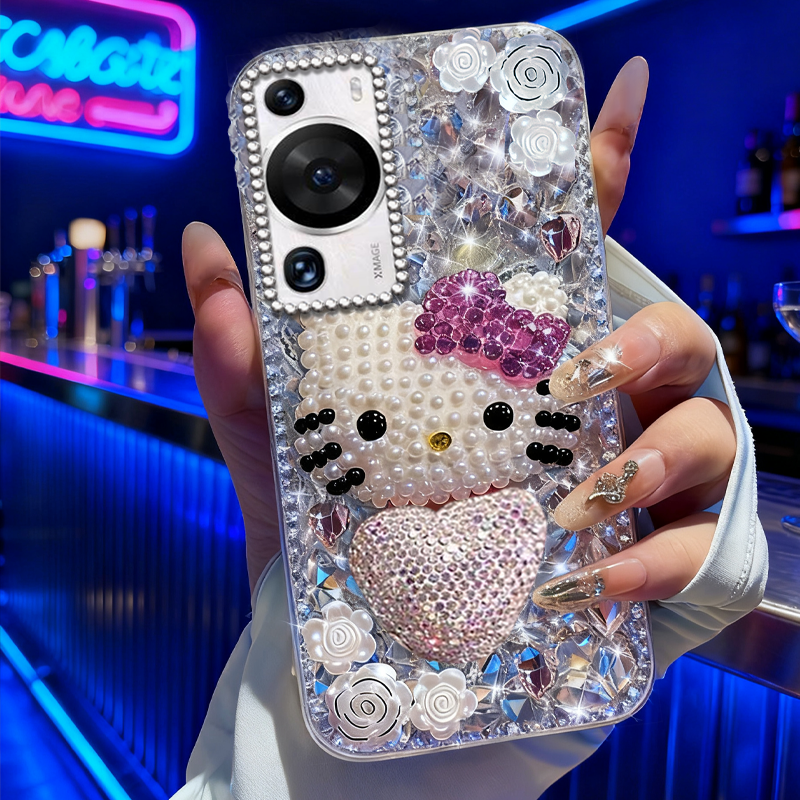高端奢华镶钻手机壳，不掉钻，不发黄