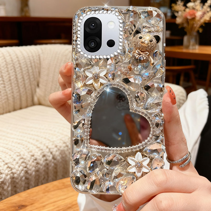 高端奢华镶钻手机壳，不掉钻，不发黄
