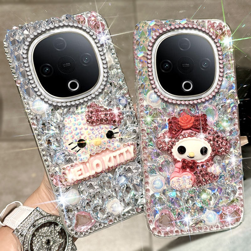 高端奢华镶钻手机壳，不掉钻，不发黄