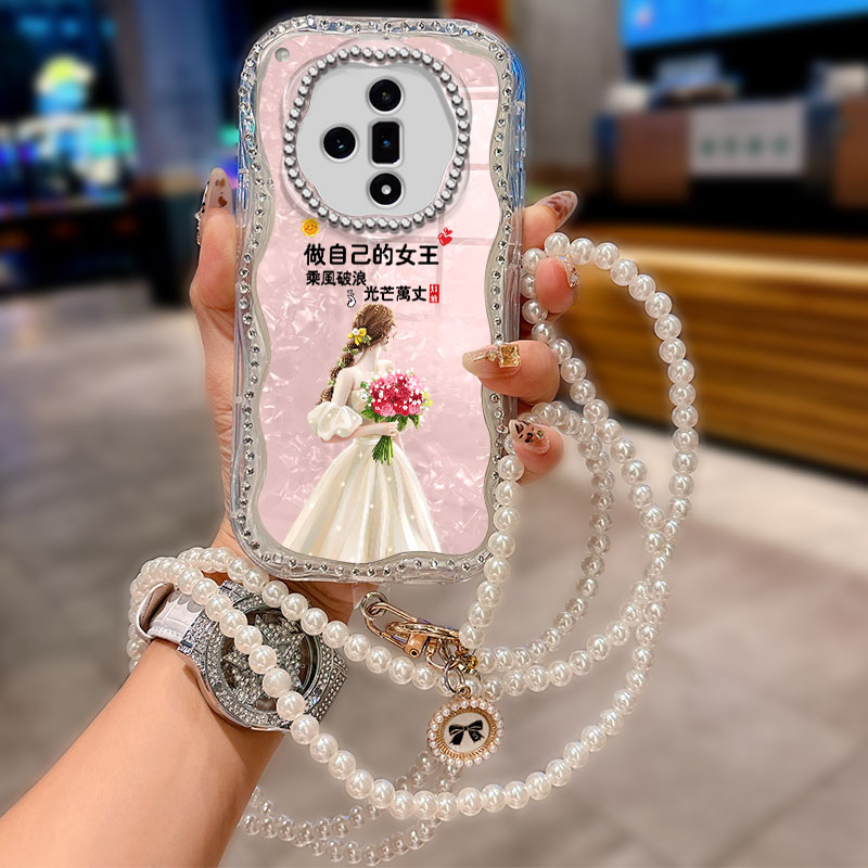 斜跨镶钻贝壳，仙女必备，斜背更方便