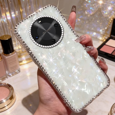 简约清新贝壳适用华为麦芒30手机壳外壳40Plus女款GT/2026年70RS软壳20Pro巨好看WIKO Hi  60S小众30pro 5G