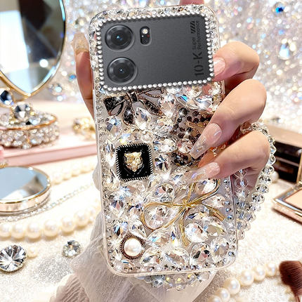高级满钻上档次适用OPPOK10手机壳小众K10/2025年14防摔K9s高级感RENO6PRO外壳7新品13网红k13s镶钻15全包