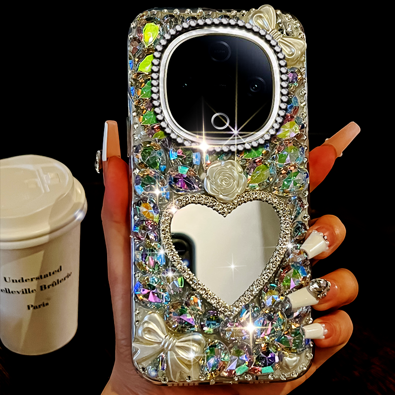 高端奢华镶钻手机壳，不掉钻，不发黄