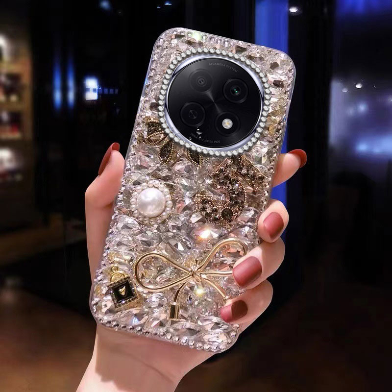 高端奢华镶钻手机壳，不掉钻，不发黄