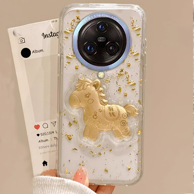 2026马年新款，透明高级金箔，不发黄