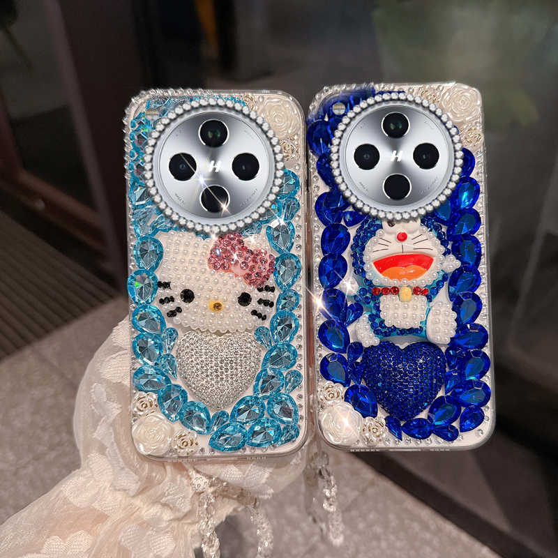 高端奢华镶钻手机壳，不掉钻，不发黄