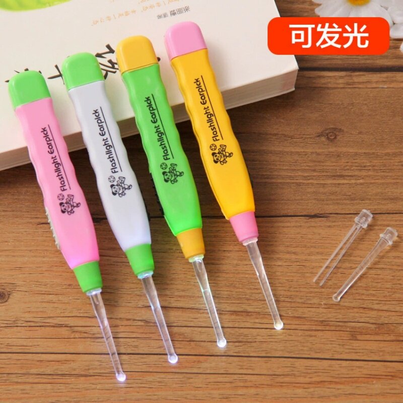 带灯发光挖耳勺成人婴儿童宝宝挖耳朵勺工具耳扒采耳清洁器掏耳勺