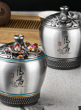 茶叶罐中式风领导纪念品送长辈