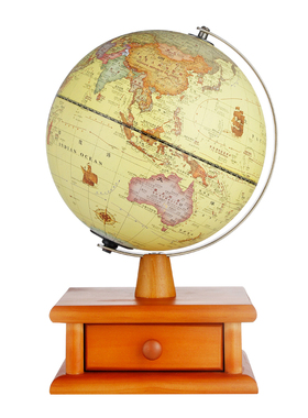 复古led灯卧室学生书房地球仪