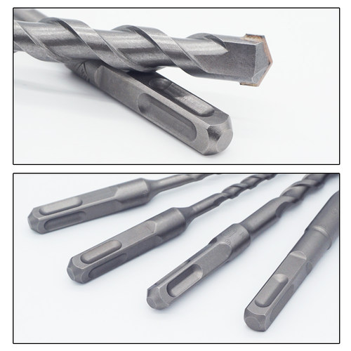 方柄电锤冲击钻头4 5 5.5 6.5 7 9 11 13 15mm非标方头四坑混凝土