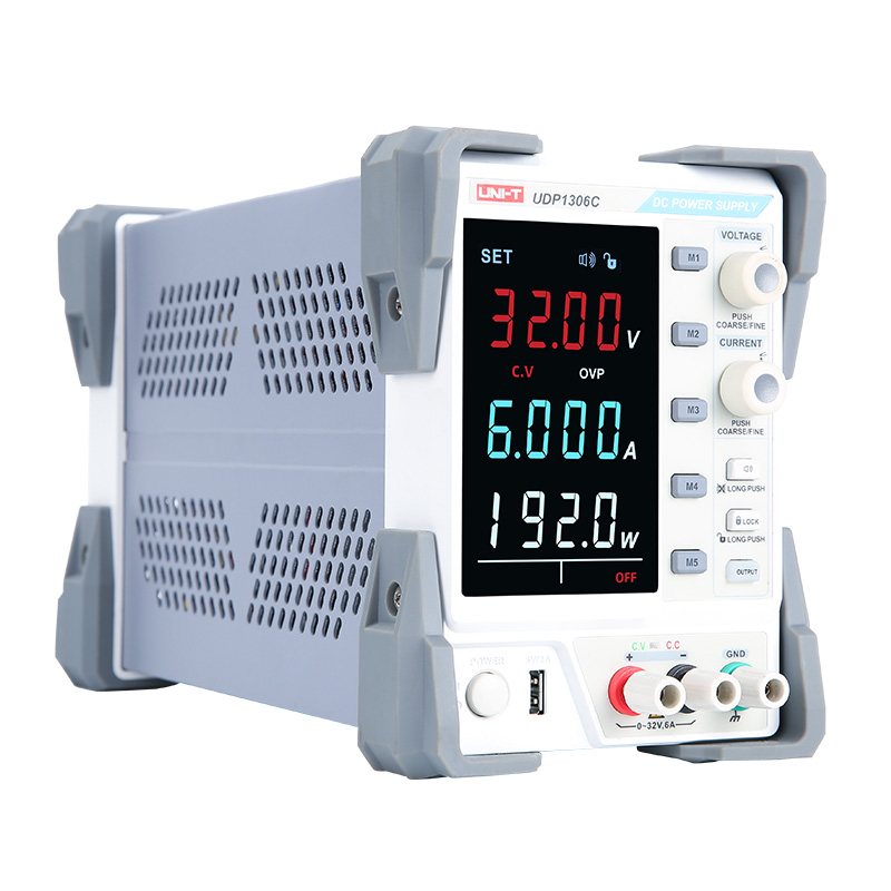 优利德UDP1306C工业级四位数显高精度线性J直流稳压电源32V/6A可