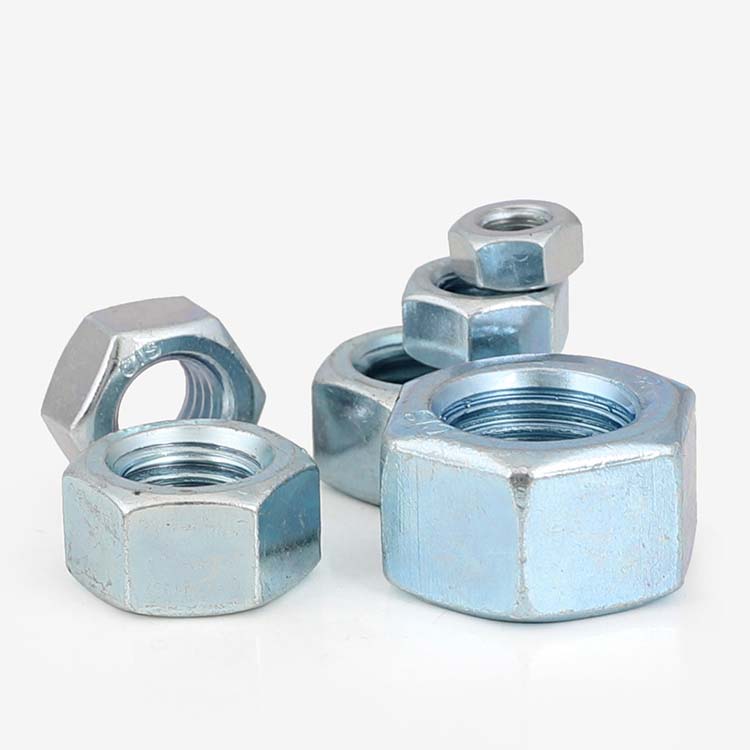 8级镀锌六角螺母 螺帽lGB6170螺丝帽 厚型螺母 M3M4M5M6M8M10-M36