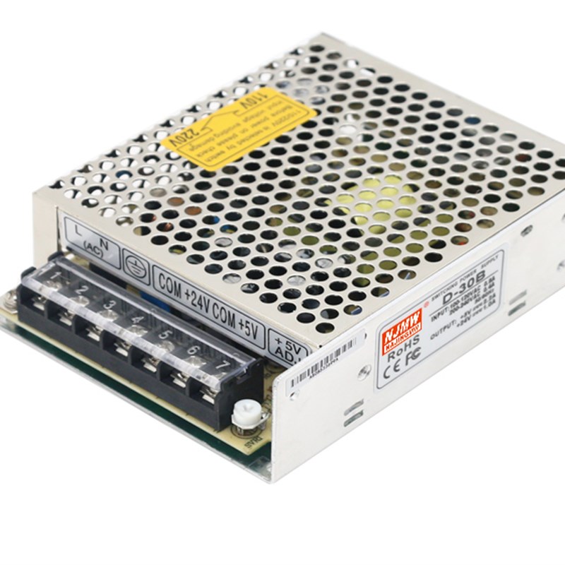 明伟两组220V转5V12V24V多路直流D350W60W100W120W双输出开关电源