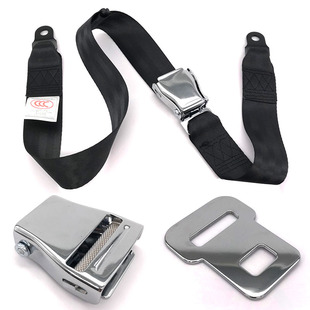 飞机扣安全带卡子车带扣牵引床配件游乐场两点式安全扣保险带锁扣