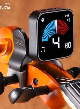 小天使cherub小提琴专用调音器节拍器二合一大提琴电子校音器低音