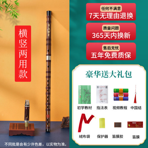 横竖两用笛子初学入门神器竹笛