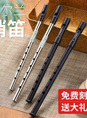 NAOMI爱尔兰哨笛c调d调6孔苏格兰专业六孔锡笛口笛竖笛锡哨直笛