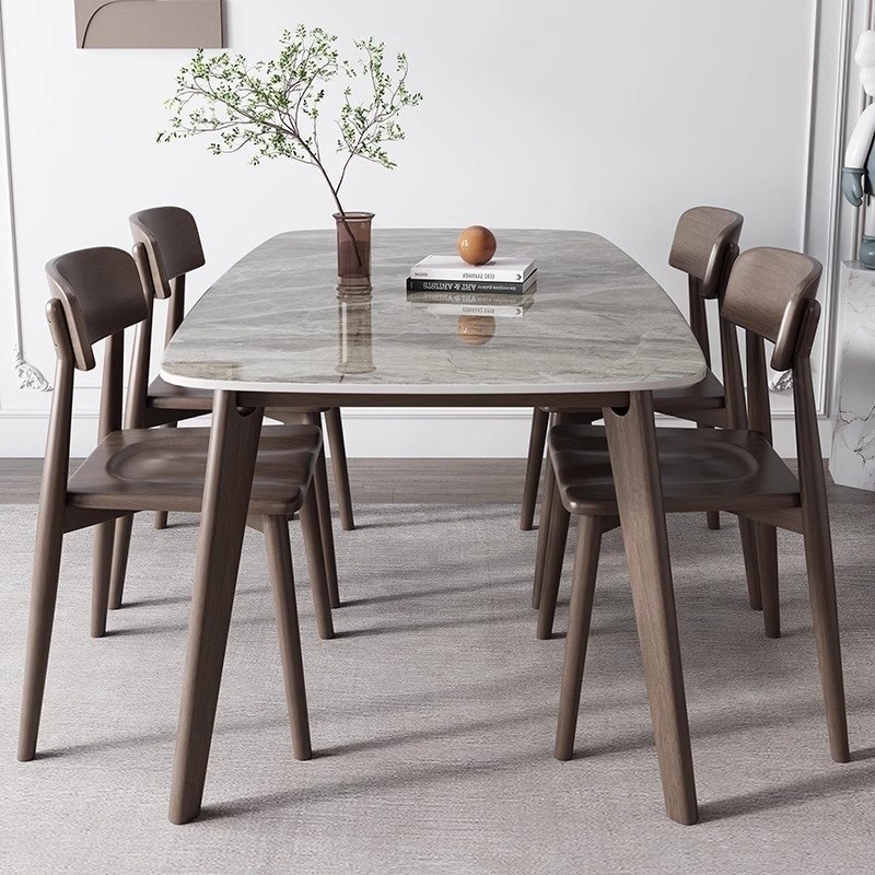 阳漫岩板餐桌椅组合实木家用长方形2024新款现代简约轻奢高端餐桌,住宅家具,岩板餐桌,淘宝优惠券,粉丝福利购,淘宝优惠卷