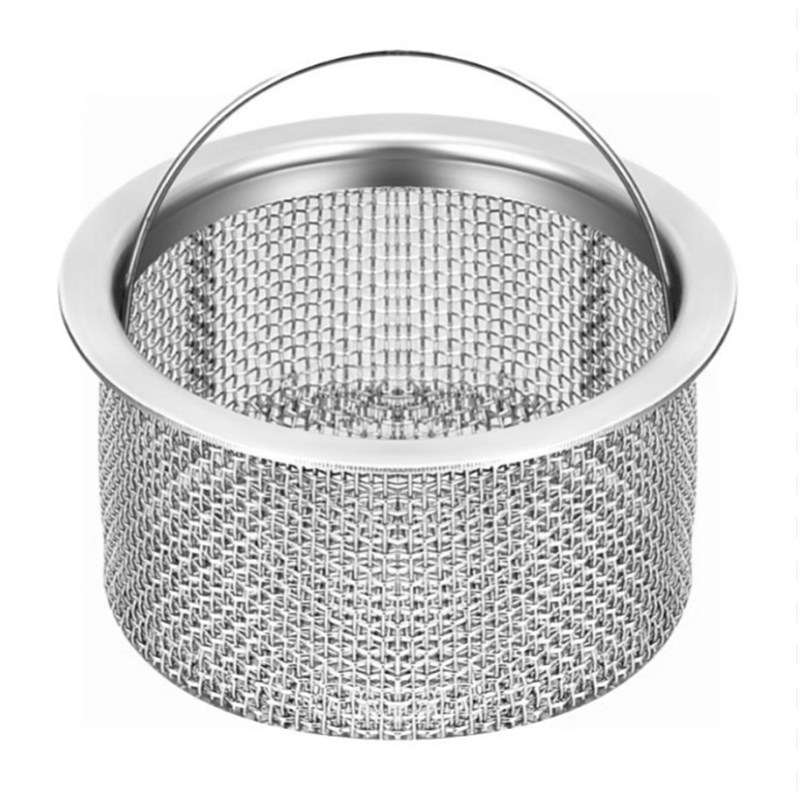 厨房水槽垃圾过滤网洗菜盆漏斗洗碗C水池不锈钢304下水道提笼盖器