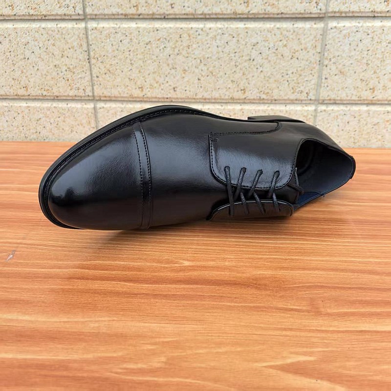 稀缺外贸男鞋h头层牛皮英伦百搭三接头休闲正装商务皮鞋男大码