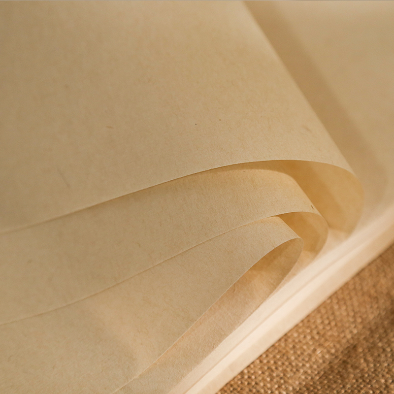 手工本色楮皮纸麻 麻皮纸半熟古法宣纸作品用v纸书法国画专用纸楮