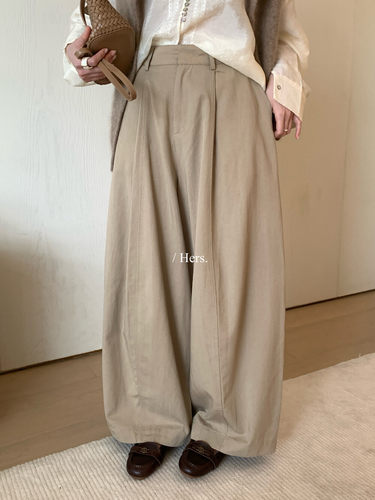 Hers气球裤高腰显瘦休闲阔腿裤女