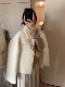一勺甜 hers夹棉圈圈毛外套女2025冬保暖小香风休闲短款 大衣92564