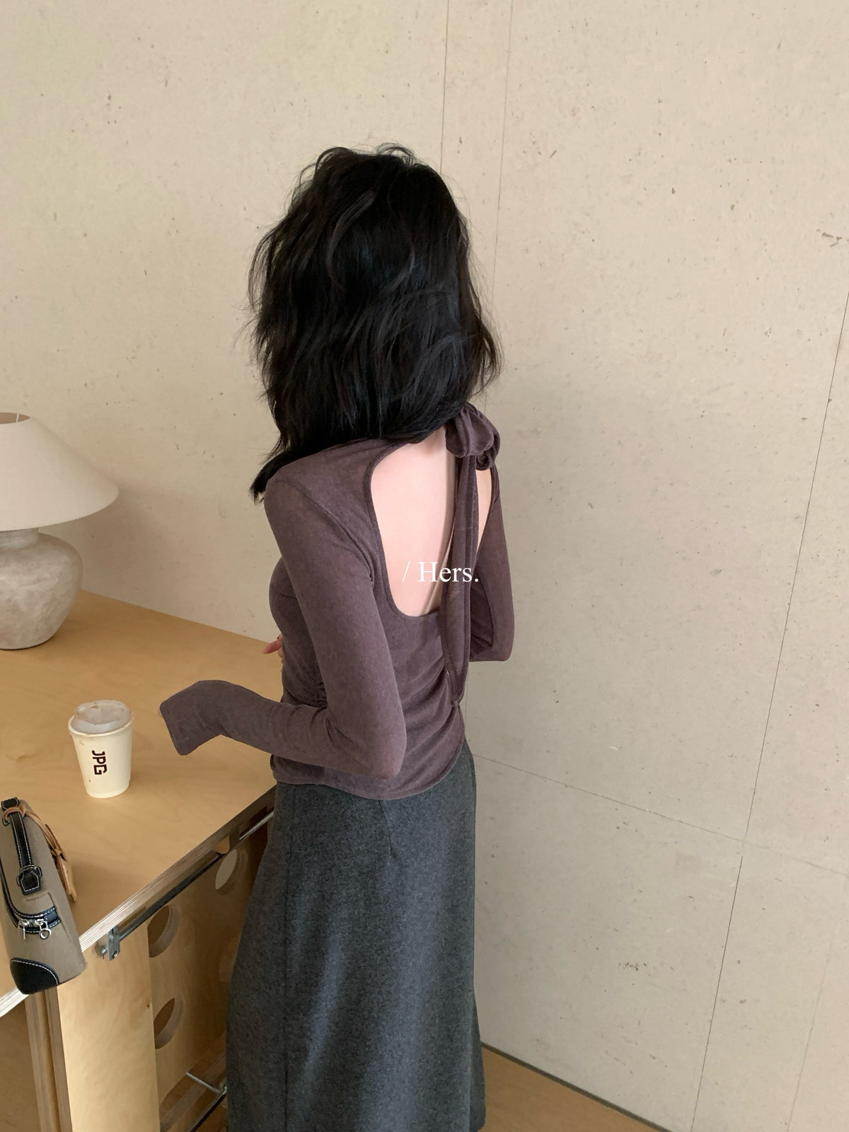 Hers超美两件套抹胸+绑带小衫