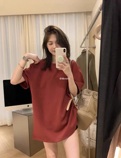 METWO陈幕后 下衣失踪T恤夏天zui爱单品高腰日系宽松显瘦上衣7101