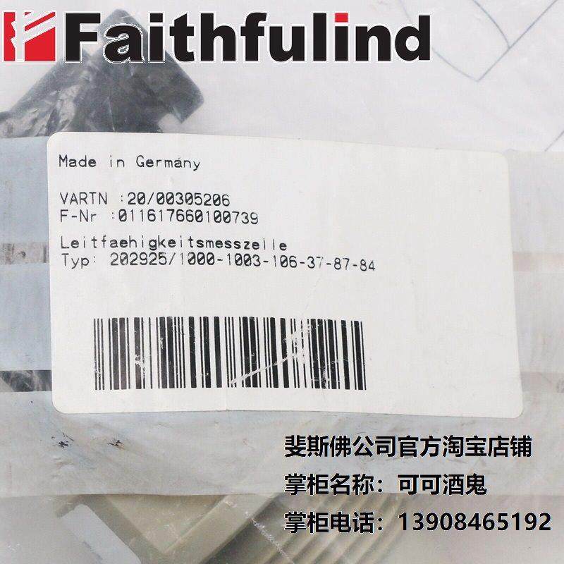 议价Jumo 00305206 久茂电导率传器 202925 tecLine