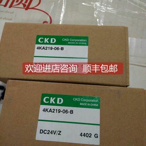询价CKD电磁阀4KA219-06-B DC24V