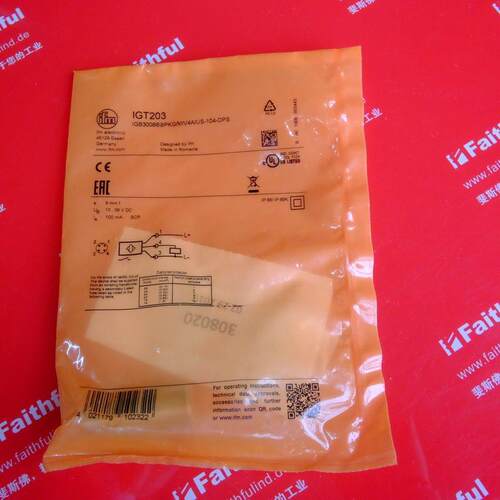 议价IFM IGT203 易福门接近传器 IGB3008BBPKG/M/V4A/US-104-DPS