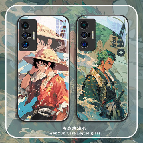 动漫适用vivo系列手机壳玻璃