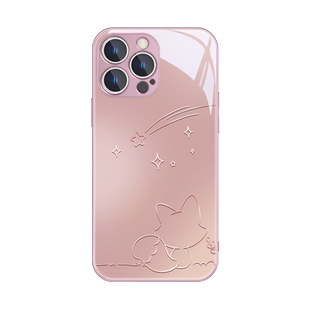 狐狸小王子iphone17苹果15手机壳14情侣13看星星11简约线条16pro新款12promax男女一对xs高级感xr玻璃8plus套