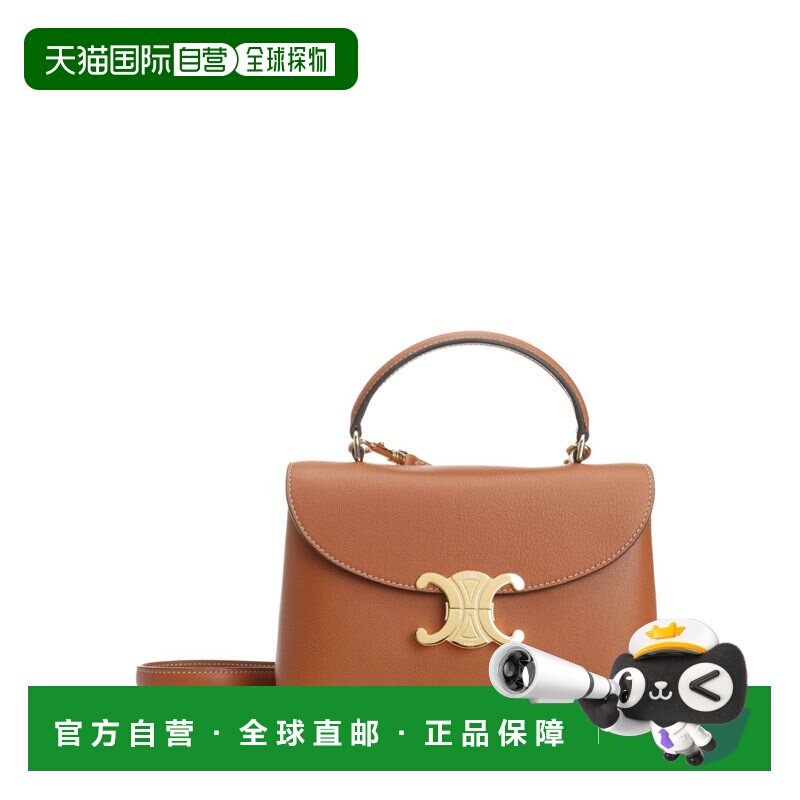 CELINE 女士斜挎包 118113FXK04LU AW2025 棕色手提包单肩包图片