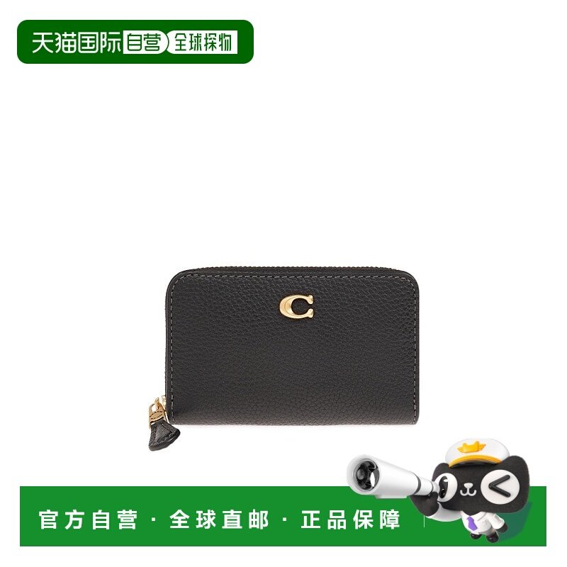 1h可退 COACH 女士钱包 CR551B4BK SS2024 黑色