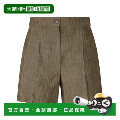 PINKO 女士短裤 104702A2EJL63 SS2025 绿色 PINKO PENNY shorts